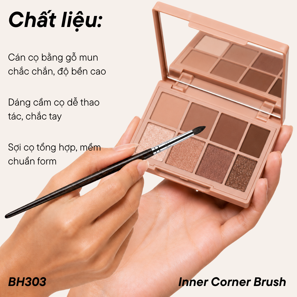 Cọ Nhấn Khóe Mắt BH Cosmetics Inner Corner BH303